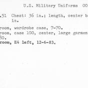 1970.36.51 (Coat, uniform) image