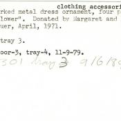 1971.11.29 (Ornament, dress) image
