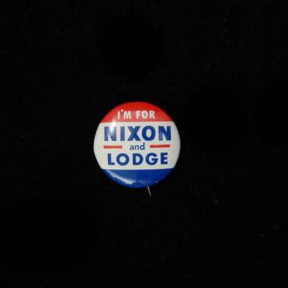 1971.11.18.8 (Political Pin, Political Button) image