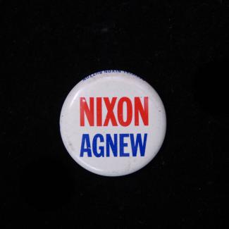 1972.38.6 (Political Pin, Political Button) image