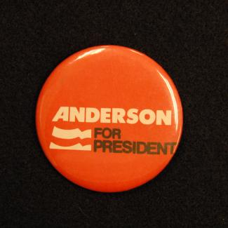 1980.45.15 (Political Pin, Political Button) image