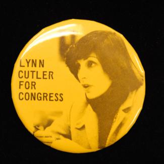 1980.45.25 (Political Pin, Political Button) image