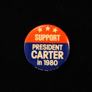 1980.5.249 (Political Pin, Political Button) image
