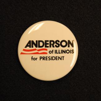 1980.5.253 (Political Pin, Political Button) image