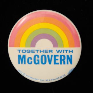 1980.5.104 (Political Pin, Political Button) image