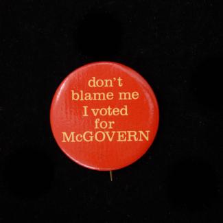 1980.5.145 (Political Pin, Political Button) image