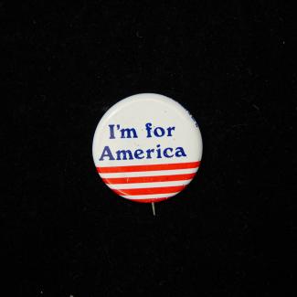 1980.5.196 (Political Pin, Political Button) image