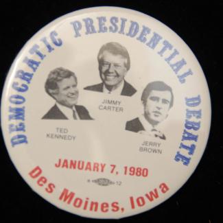 1980.5.242 (Political Pin, Political Button) image