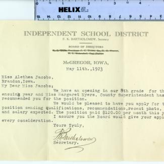 1986.4.0595 (Letter) image