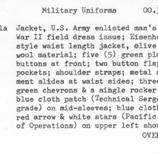 1969.16.1 (Uniform) image