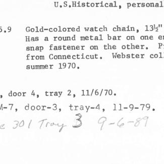 1970.47.5.9 (Chain, watch) image