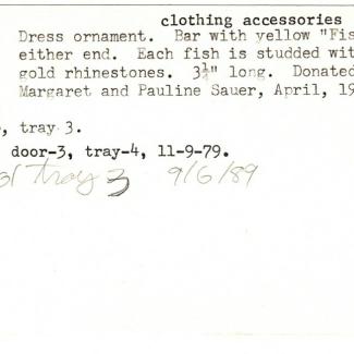 1971.11.27.2 (Ornament, dress) image