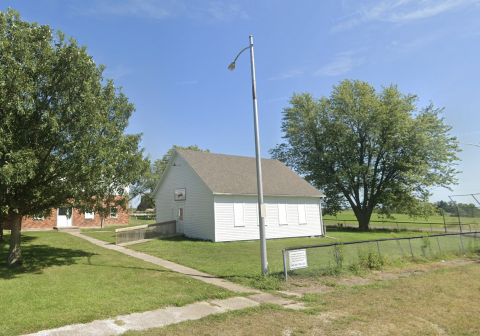 Foland school as a museum in 2021