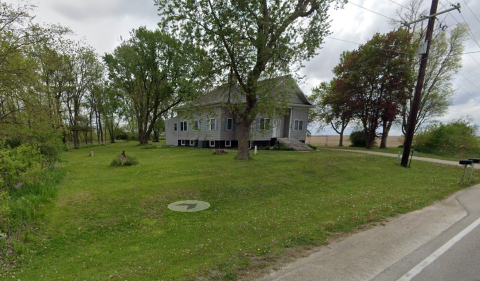 Brown schoolhouse