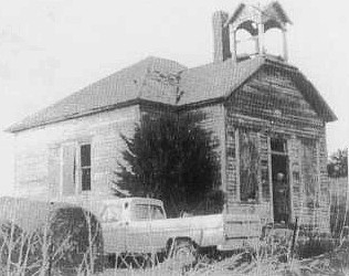 The schoolhouse circa 1960s or 1970s