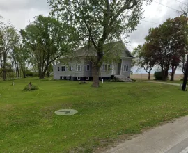 Brown schoolhouse