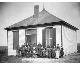 Rice No. 8 class photo, undated